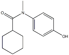 N-(4-hydroxyphenyl)-N-methylcyclohexanecarboxamide Structure