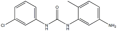 N-(5-amino-2-methylphenyl)-N'-(3-chlorophenyl)urea Struktur