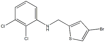 N-[(4-bromothiophen-2-yl)methyl]-2,3-dichloroaniline Struktur
