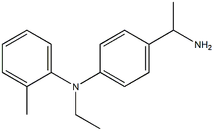 N-[4-(1-aminoethyl)phenyl]-N-ethyl-2-methylaniline Structure