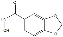 N-hydroxy-1,3-benzodioxole-5-carboxamide Struktur