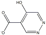5-hydroxypyridazine-4-carboxylate Struktur