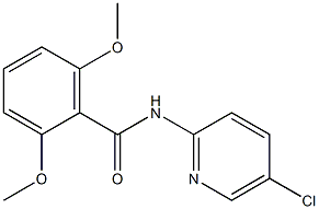N-(5-chloro-2-pyridinyl)-2,6-dimethoxybenzamide Struktur