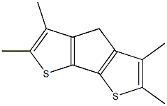 2,3,5,6-tetramethyl-4H-thieno[3',2':4,5]cyclopenta[1,2-b]thiophene Struktur