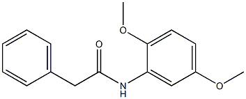 N-(2,5-dimethoxyphenyl)-2-phenylacetamide Structure