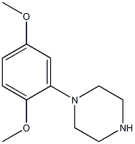 4-[2,5-Dimethoxyphenyl]piperazine Struktur