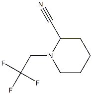 2-Cyano-1-(2,2,2-trifluoroethyl)piperidine Structure