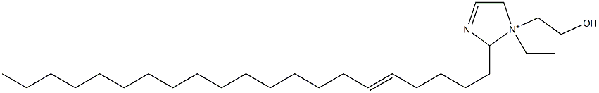 1-Ethyl-2-(5-henicosenyl)-1-(2-hydroxyethyl)-3-imidazoline-1-ium Struktur