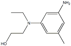 2-[Ethyl(3-amino-5-methylphenyl)amino]ethanol Struktur