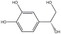 4-[(R)-1,2-Dihydroxyethyl]-1,2-benzenediol Struktur
