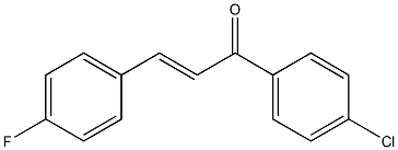 4-Fluoro-4'-chloro-trans-chalcone Struktur