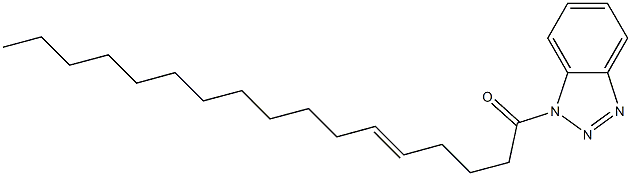 1-(5-Heptadecenoyl)-1H-benzotriazole Struktur