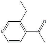 4-Acetyl-3-ethylpyridine Struktur