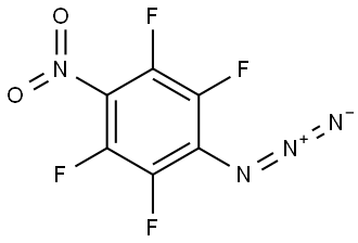 1-Azido-2,3,5,6-tetrafluoro-4-nitrobenzene Struktur