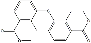 Methyl[3-(methoxycarbonyl)phenyl] sulfide Struktur