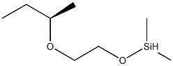 [R,(-)]-sec-Butoxyethoxydimethylsilane Struktur
