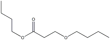 3-Butoxypropionic acid butyl ester Struktur