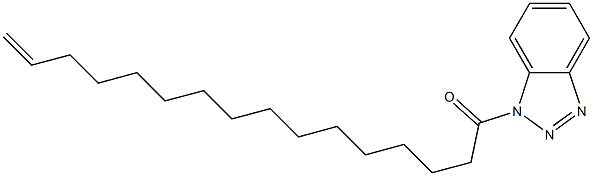 1-(15-Hexadecenoyl)-1H-benzotriazole Struktur