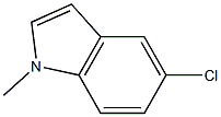 1-Methyl-5-chloro-1H-indole Struktur