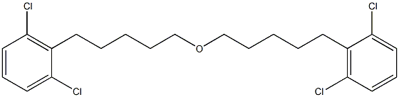 2,6-Dichlorophenylpentyl ether Struktur