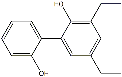 3,5-Diethyl-1,1'-biphenyl-2,2'-diol Struktur