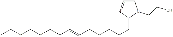 2-(6-Tetradecenyl)-3-imidazoline-1-ethanol Struktur