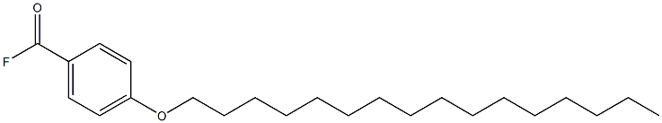 4-(Hexadecyloxy)benzoyl fluoride Struktur