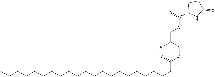 1-[(L-Pyroglutamoyl)oxy]-2,3-propanediol 3-docosanoate Struktur