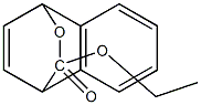 1,4-Dihydro-1,4-epoxynaphthalene-1-carboxylic acid ethyl ester Struktur