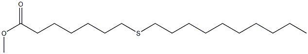 8-Thiaoctadecanoic acid methyl ester Struktur