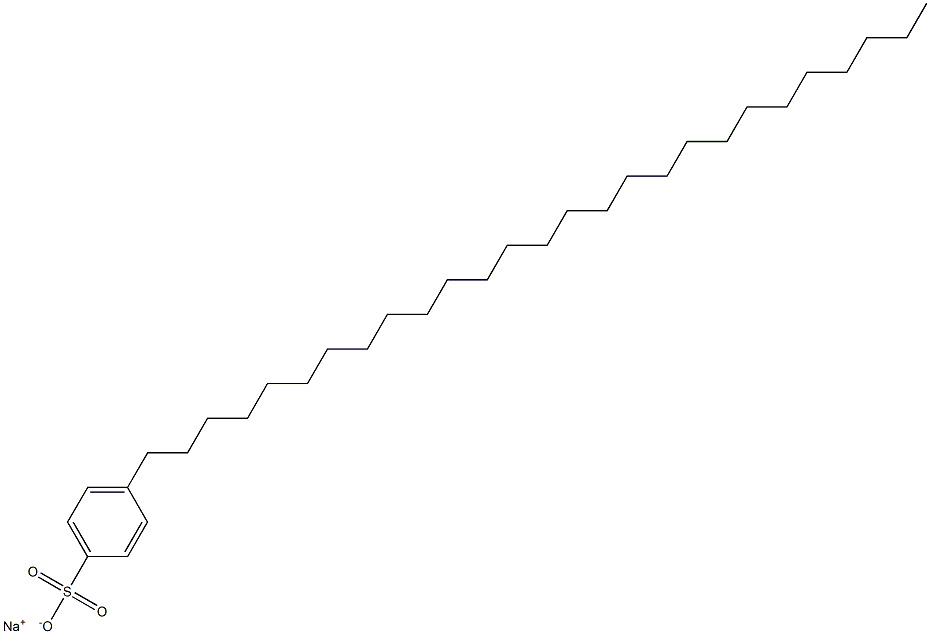4-Heptacosylbenzenesulfonic acid sodium salt Struktur