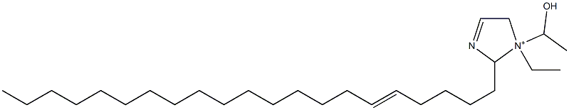 1-Ethyl-2-(5-henicosenyl)-1-(1-hydroxyethyl)-3-imidazoline-1-ium Struktur