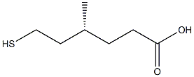[R,(-)]-6-Mercapto-4-methylhexanoic acid Struktur