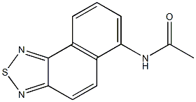 6-Acetylaminonaphtho[1,2-c][1,2,5]thiadiazole Struktur