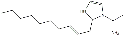 1-(1-Aminoethyl)-2-(2-decenyl)-4-imidazoline Struktur