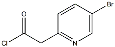 2-(5-bromopyridin-2-yl)acetyl chloride Struktur