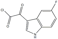 (5-fluoro-1H-indol-3-yl)-oxoacetyl chloride Struktur