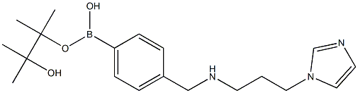 4-[(3-(1H-Imidazol-1-yl)propyl)aminomethyl]phenylboronic acid pinacol ester|4-[(3-(1H-咪唑-1-基)丙基)氨甲基]苯硼酸頻那醇酯