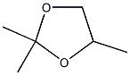 Acetone propylene glycol ketal Struktur
