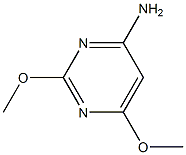 4-amino-2,6-dimethoxypyrimidine Struktur