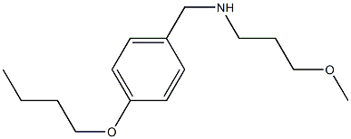 [(4-butoxyphenyl)methyl](3-methoxypropyl)amine Struktur
