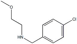 [(4-chlorophenyl)methyl](2-methoxyethyl)amine Struktur