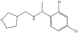 [1-(2,4-dichlorophenyl)ethyl](oxolan-3-ylmethyl)amine Struktur