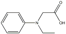 2-[ethyl(phenyl)amino]acetic acid Struktur