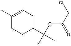 Chloroacetic acid p-menth-1-en-8-yl ester Struktur