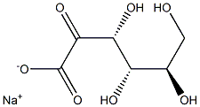 (3R,4S,5R)-3,4,5,6-Tetrahydroxy-2-oxohexanoic acid sodium salt Struktur