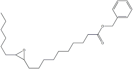 11,12-Epoxystearic acid benzyl ester Struktur