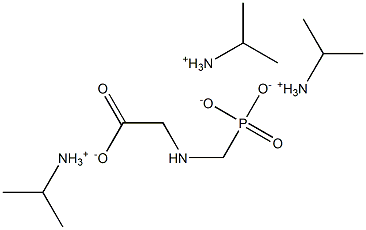 Glyphosate isopropylamine salt solution synergist Struktur