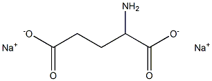DL-Glutamicacidsodiumsalt
 Struktur