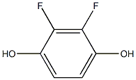 2,3-difluorohydroquinone Struktur